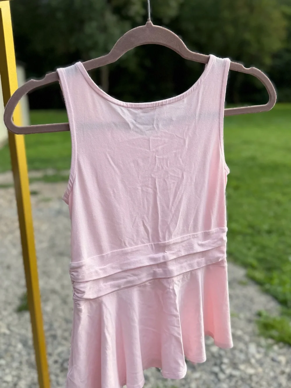 kate spade Girls' Light Pink Short Sleeve bow shirt